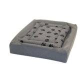 Sherpa Fleece Pet Lounger Cover in Grey