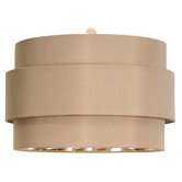 Shimmering Silver Art Deco Lamp Shade