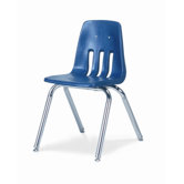 9000 Series 16" Polyethylene Classroom Glides Chair