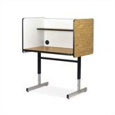 8700 Series Wood and Steel Study Carrel