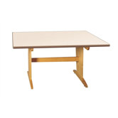 Art Table with Plastic Laminate Top