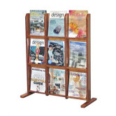 Wooden Literature Display, 9 Pockets