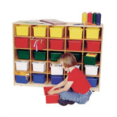 Early Childhood Tote Tray Cabinet