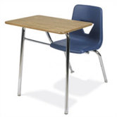 2000 Series 31" Plastic Combo Chair Desk