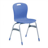 Sage Series 19" Plastic Classroom Glides Chair