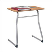 Cantilever 25" Laminate Open-View Student Desk