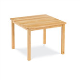 Children's Hardwood Table with 22" Legs (30" x 30")