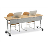 Text Series 33" Desk with Storage