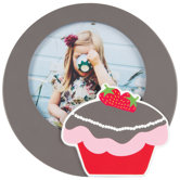 Strawberry Cake Wooden Picture Frame