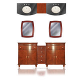 Jasmine 73" Double Basin Vanity with 12" Center Drawer Unit