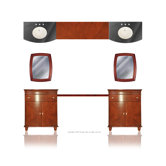 Jasmine 97" Double Basin Vanity with Adjustable Makeup Table