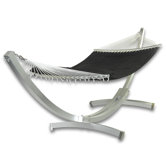 Deluxe Arc Aluminum Hammock with Stand