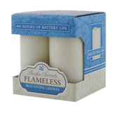 Wax Wavy Top Votives Candle (Set of 4)