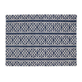 Nautical Knot Navy Hook Rug