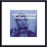 Everybody Must Have A Fantasy by Andy Warhol Metal Framed Art Print