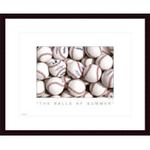 The Balls of Summer Wood Framed Art Print