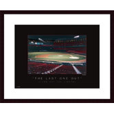 The Last One Out Wood Framed Art Print