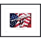 Pastime Metal Framed Art Print