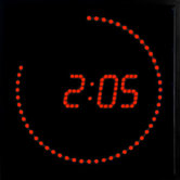 Super Bright LED Digital Square Dot Clock