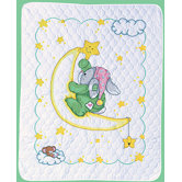 Crescent Moon Quilt Counted Cross Stitch
