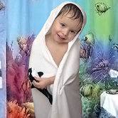 Babys Terrycloth Hooded Towel