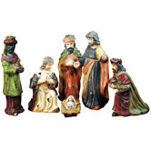 Antique Holy Family Figurines (Set of 6)