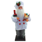 Chef Santa Figurine