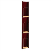 Three Pocket Modular Magazine Rack