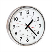 12" Diameter Wall Clock with Acrylic Cover