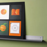 Envision&reg; Wall Mounted Aluminum Shelf 12 - 48" W with Lip