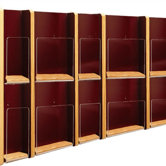 Two Pocket Modular Magazine Rack and Divider Kit
