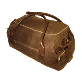 Waxed Canvas 13.5" Oval Carry-On Duffel