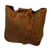 Waxed Canvas Large Tote Bag