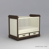 Georgian Crib and Changer Set