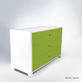 Parker 3 Drawer Dresser