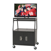 Wide Body Flat Panel TV Cart