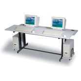 Split Level Dual Station Task Table