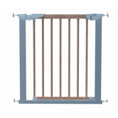 Avantgarde True Pressure Indicator Safety Gate in Silver and Beech