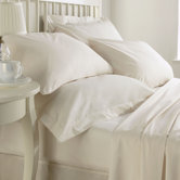 Luxury Bedding 400 Thread Count Housewife Embroidered Pillowcase