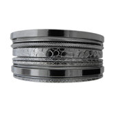 Textured Bangle Bracelet (Set of 11)