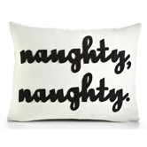 "Naughty, Naughty" Decorative Pillow