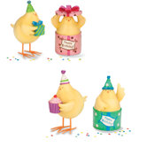 Birthday Cheeky Chicks (Set of 4)