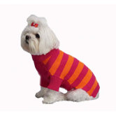 Rugby Stripe Turtleneck Dog Sweater