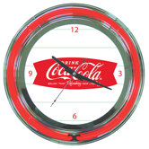 Coca Cola Refreshing Feeling Neon Clock