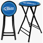Bud Light Cushioned Folding Stool