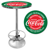 Coca Cola Pub Table in Red and Green