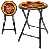 Anheuser Busch  A & Eagle Folding Stool in Black