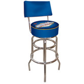 Fabulous Las Vegas Padded Bar Stool with Back