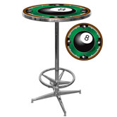 8-Ball Pub Table with Foot Rest