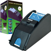 Poker&trade; 2 in 1 Automatic Card Shuffler and Dealing Shoe